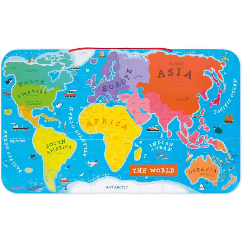 Mapa magnético do mundo Janod (J05504)