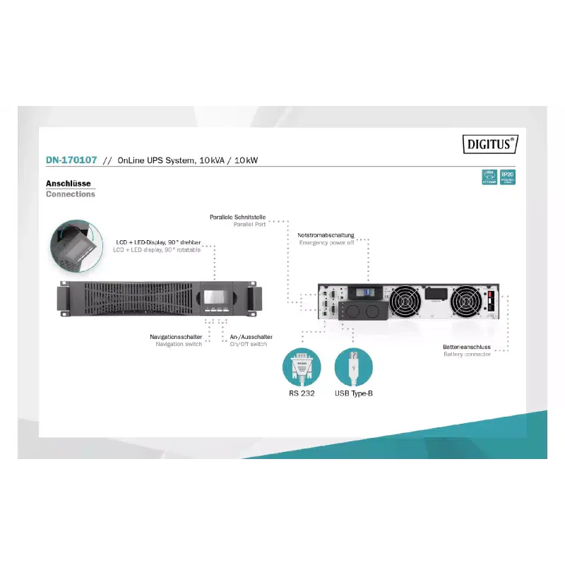 Napajalni modul Digitus (DN-170107)
