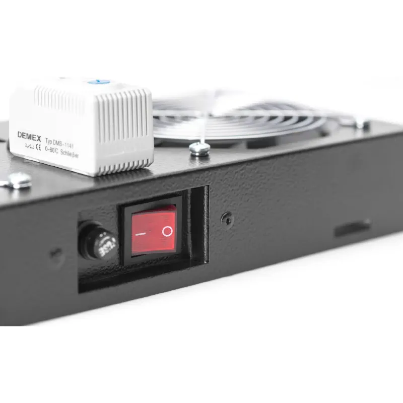 Блок вентиляторів Digitus  (DN-19FAN-2-WM-T-SW)