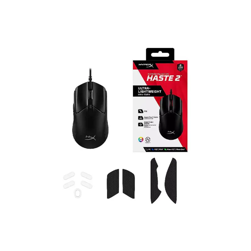 Мишка HyperX Pulsefire Haste 2, Black (6N0A7AA)