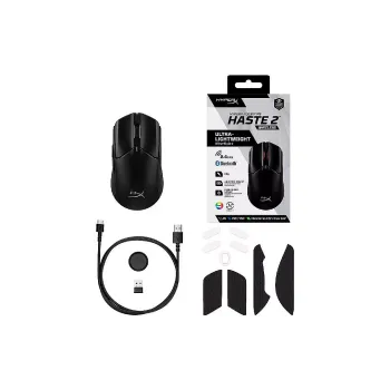 Rato HyperX Pulsefire Haste 2, Black (6N0B0AA)