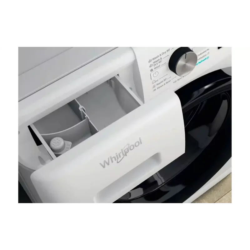 Πλυντήριο-στεγνωτήριο ρούχων Whirlpool, White (FFWDB976258BVUA)