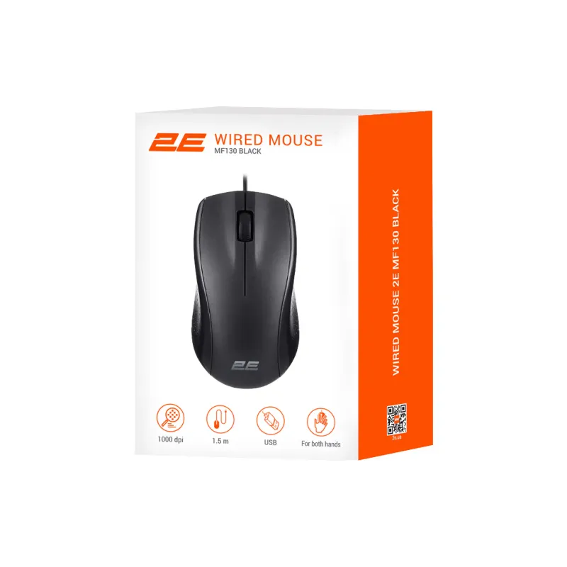 Mouse 2E  Black (2E-MF130UB)