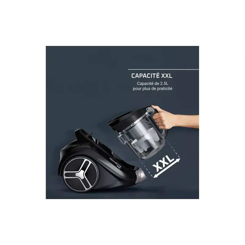 مكنسة كهربائية Rowenta, Black (RO4B75EA)