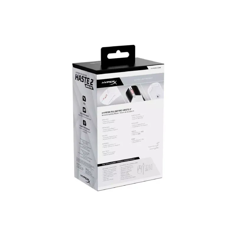 Rato HyperX Pulsefire Haste 2, White (6N0A9AA)