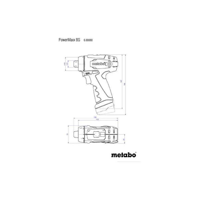Шуруповерт-дриль Metabo (600984500)