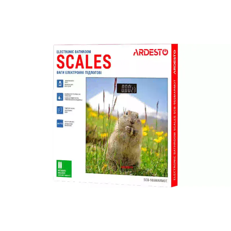 مقاييس الأرضية Ardesto (SCB-965MARMOT)