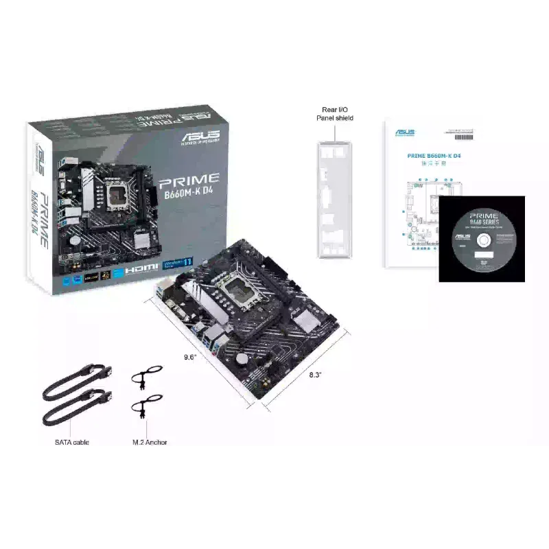 Дънна платка Asus Prime B660M-K (90MB1950-M1EAY0)