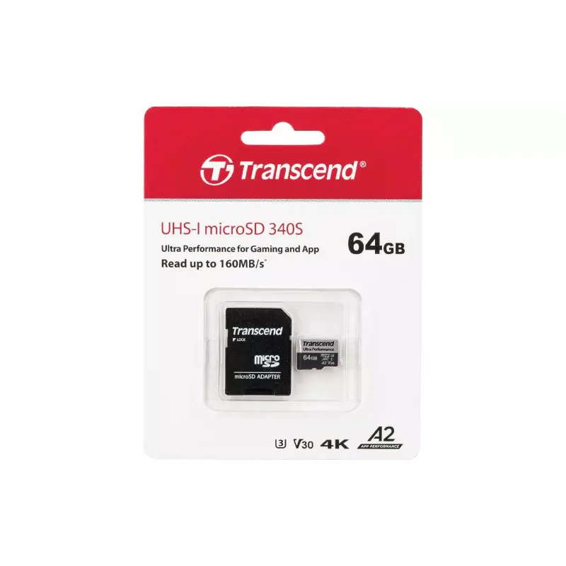 بطاقة الذاكرة Transcend (TS64GUSD340S)