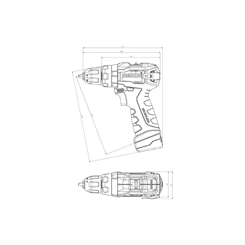 Шуруповерт-дриль Metabo (601784500)