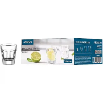 Стопка Ardesto Salerno, Transparent (AR2604LS)
