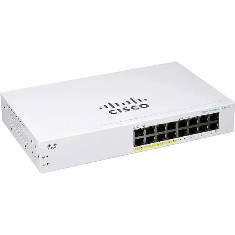 Превключвател Cisco (CBS110-16PP-EU)
