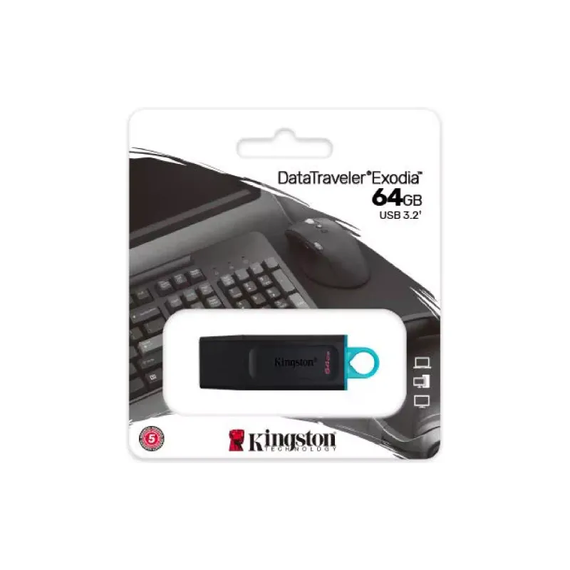 unidade USB Kingston, Black (DTX/256GB)