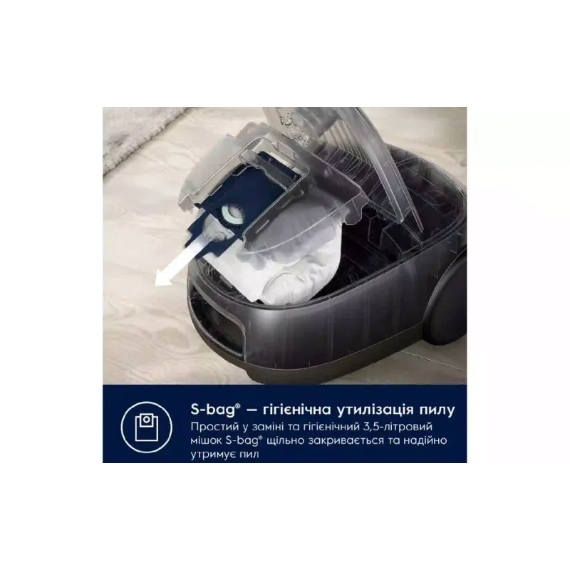 Vacuum cleaner Electrolux (EB61C1OG), 3.5 l, Green