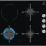 Fogão Electrolux, Black (EGE6182NOK)