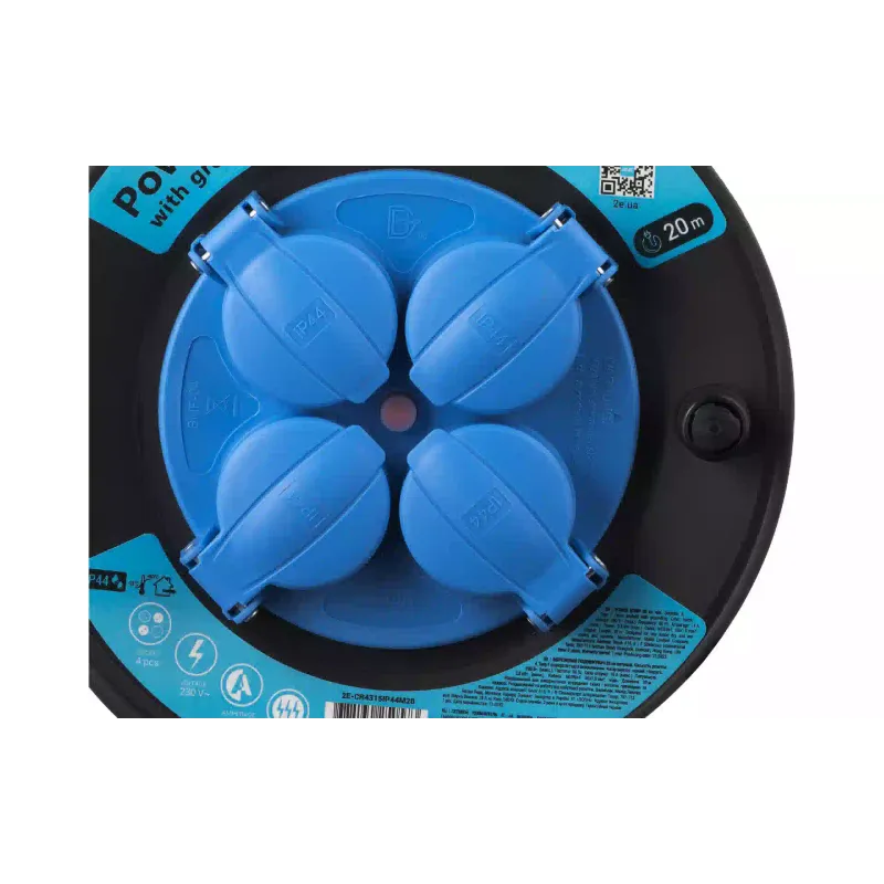 Hálózati hosszabbító kábel 2E, Blue (2E-CR4315IP44M20)