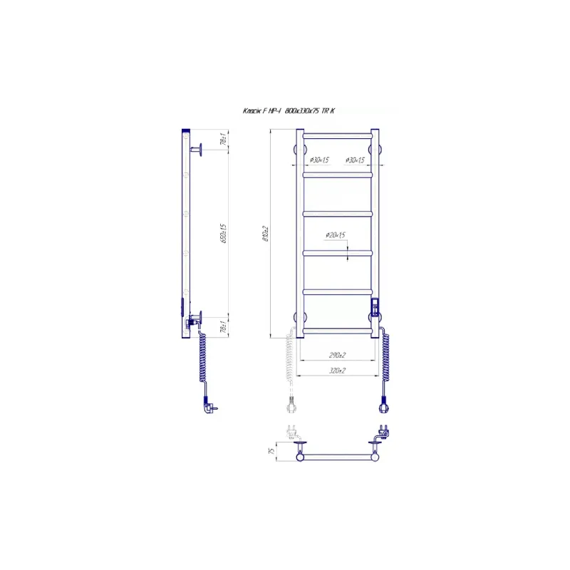 Toalheiro aquecido Mario (2.3.0701.10.P)