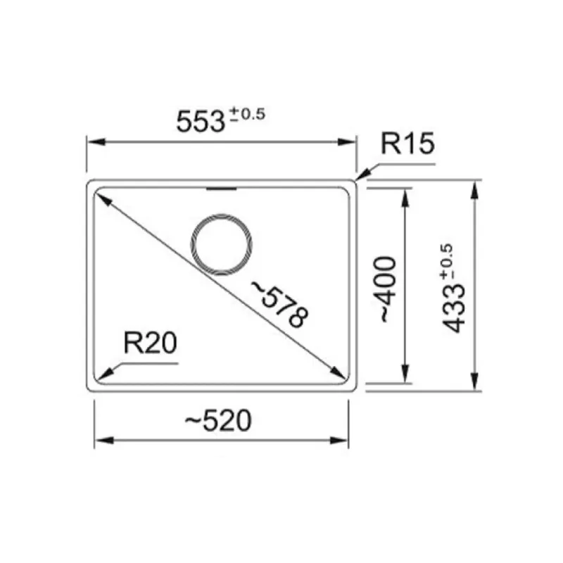 حوض المطبخ Franke, Black (125.0699.228)