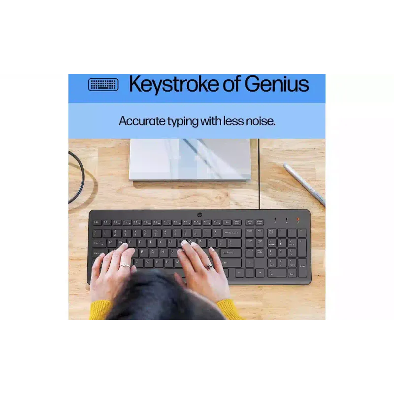 Teclado + Mouse HP, Black (240J7AA)