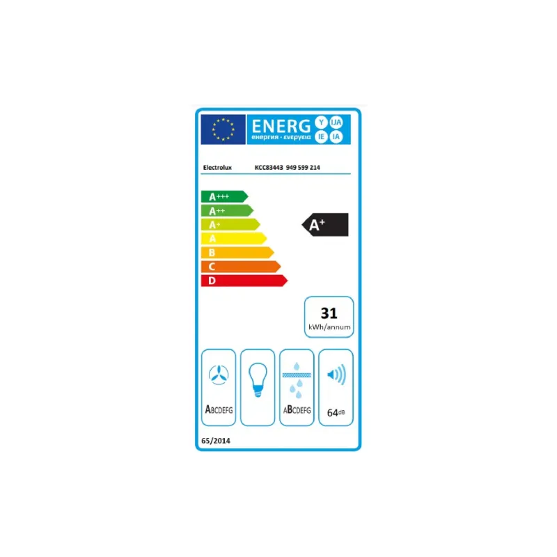 Fogão Electrolux, Black (KCC83443)