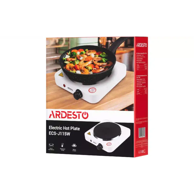 Electric stove Ardesto (ECS-J115W), White