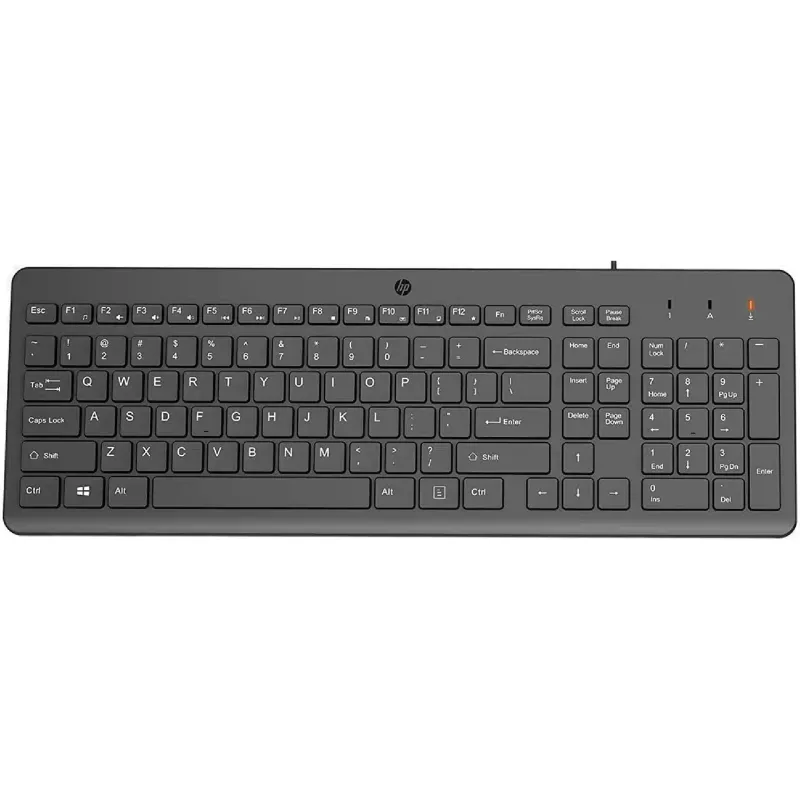 Πληκτρολόγιο μεμβράνης HP, Black (664R5AA)