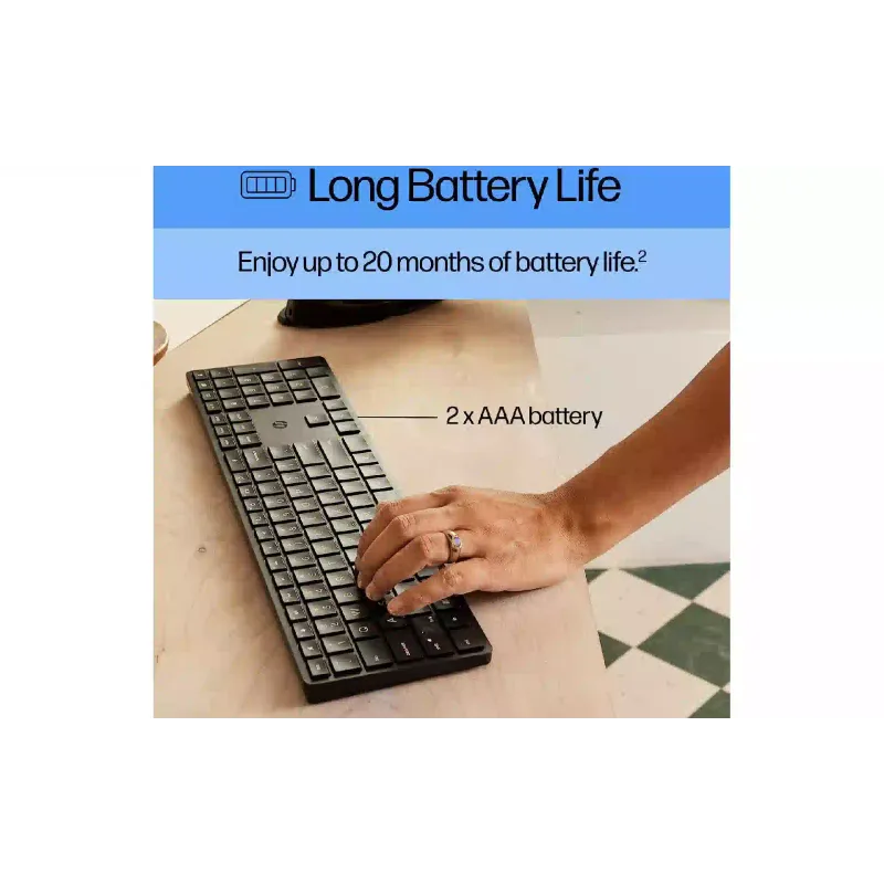 لوحة مفاتيح غشائية HP, Black (4R184AA)