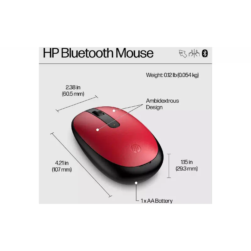 الفأر HP, Red (43N05AA)
