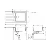 حوض المطبخ Hansgrohe S52, Gray (43358290)