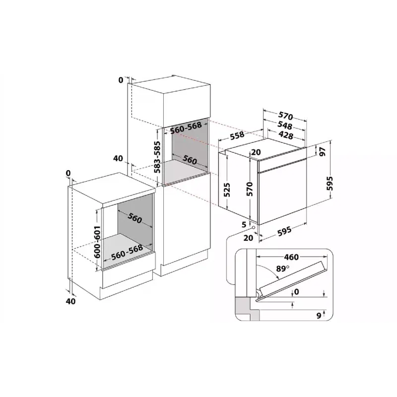 Духовой шкаф Whirlpool (OMSR58CU1SB)