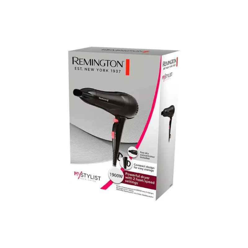 Στεγνωτήρας μαλλιών Remington, Black (45773560100)