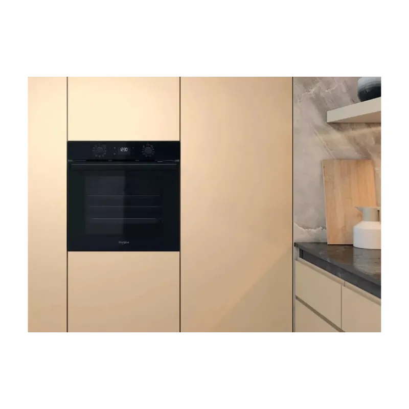 Einbaubackofen Whirlpool, Black (OMR58HU1B)