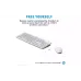 Teclado + Ratón HP, White (3L1F0AA) Teclado + Ratón HP, White (3L1F0AA)