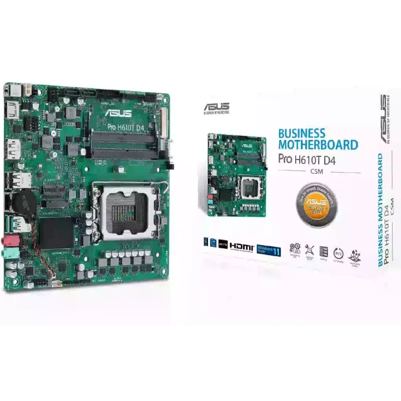 اللوحة الأم Asus Thin H610T (90MB1AM0-M0EAYC)