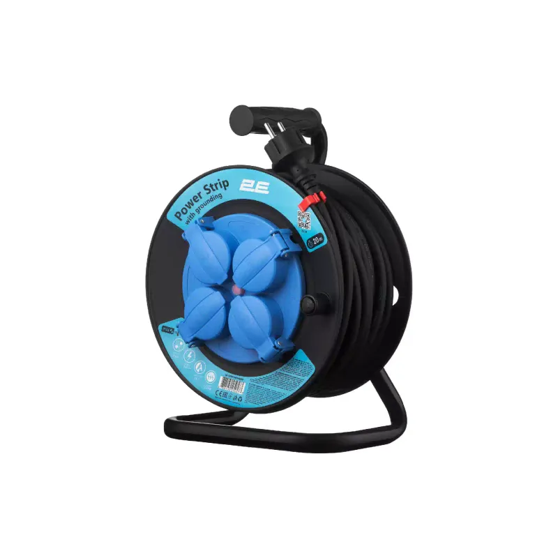 Hálózati hosszabbító kábel 2E, Blue (2E-CR4315IP44M20)