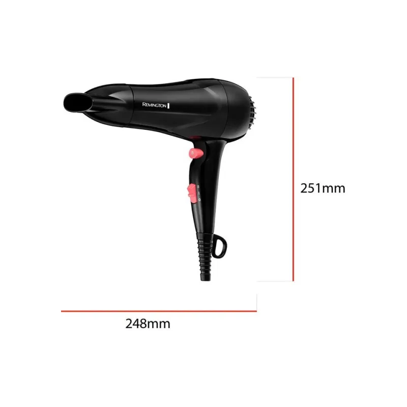 Στεγνωτήρας μαλλιών Remington, Black (45773560100)