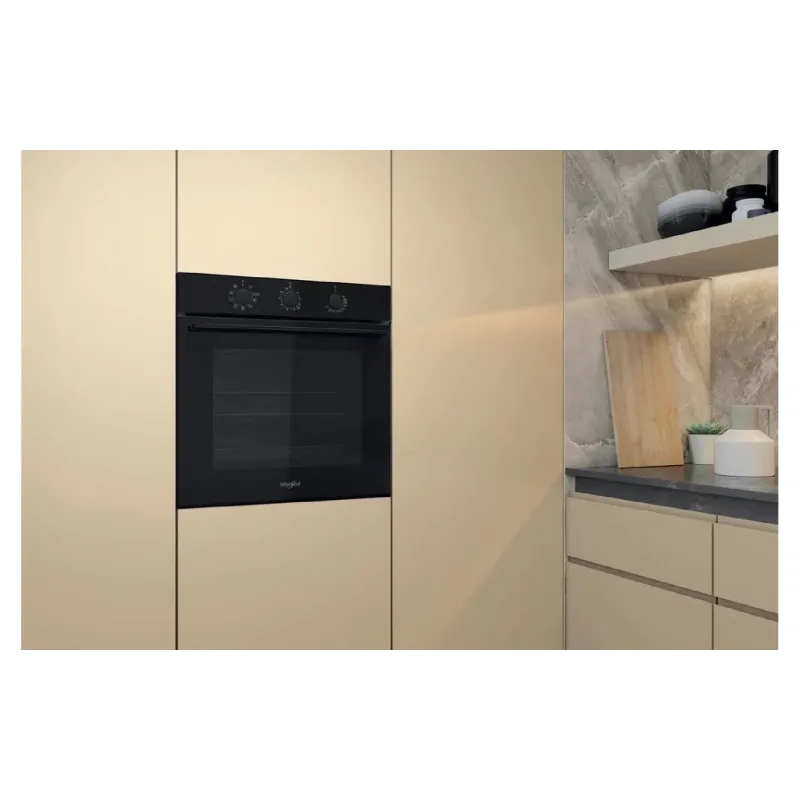 فرن مدمج Whirlpool, Black (OMK38HU0B)