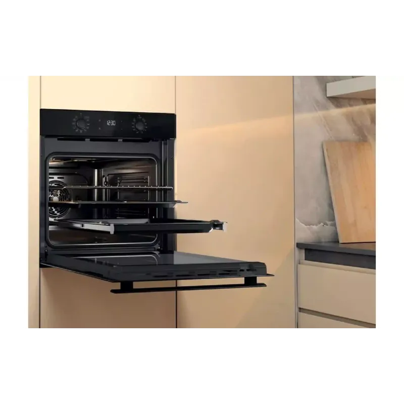 Einbaubackofen Whirlpool, Black (OMR58HU1B)