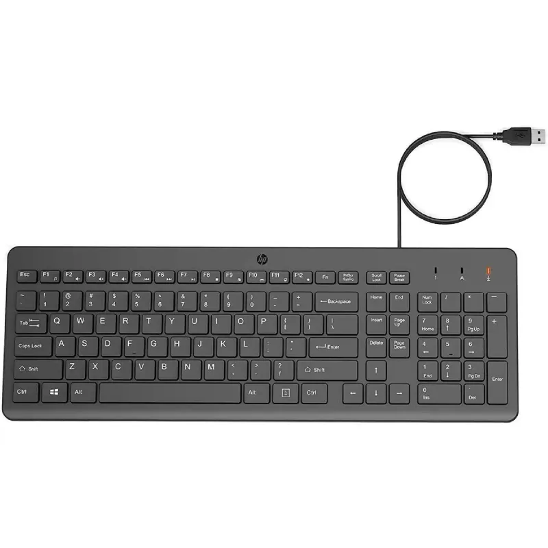 Πληκτρολόγιο μεμβράνης HP, Black (664R5AA)