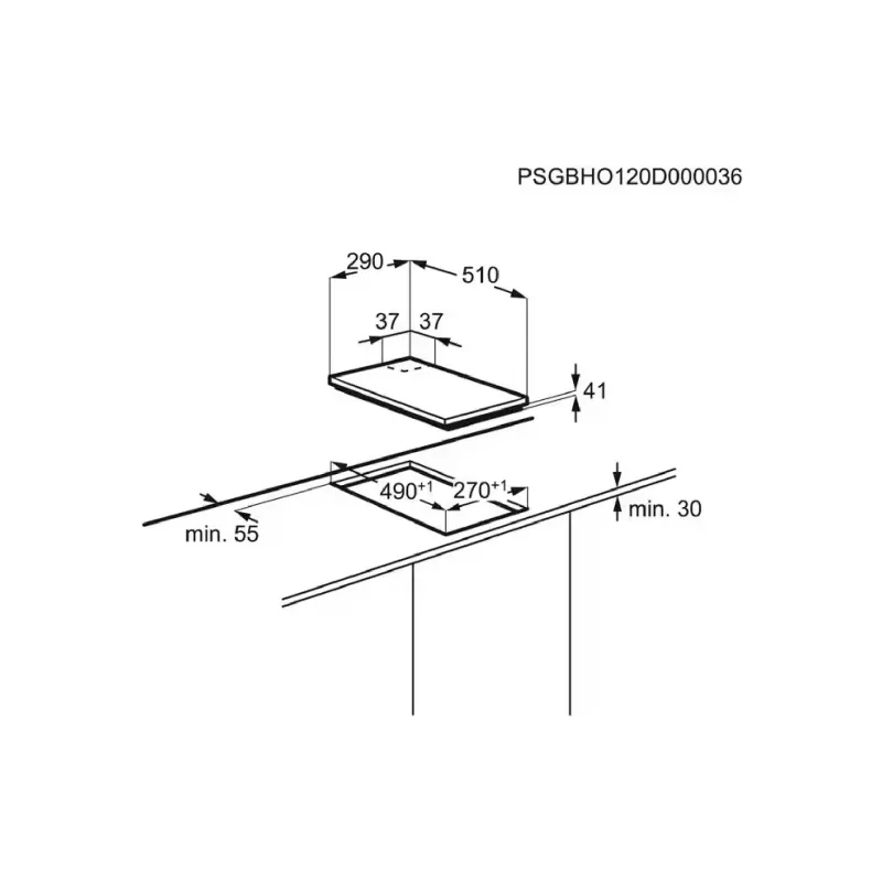 Котлон Electrolux, Stainless steel (EGG3322NVX)