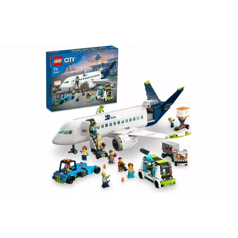 Konstruktőr LEGO City Airport Passenger Airplane (60367)