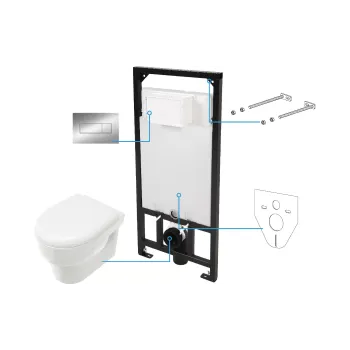 Система інсталяційна Deante, White (CDAS6ZPW)