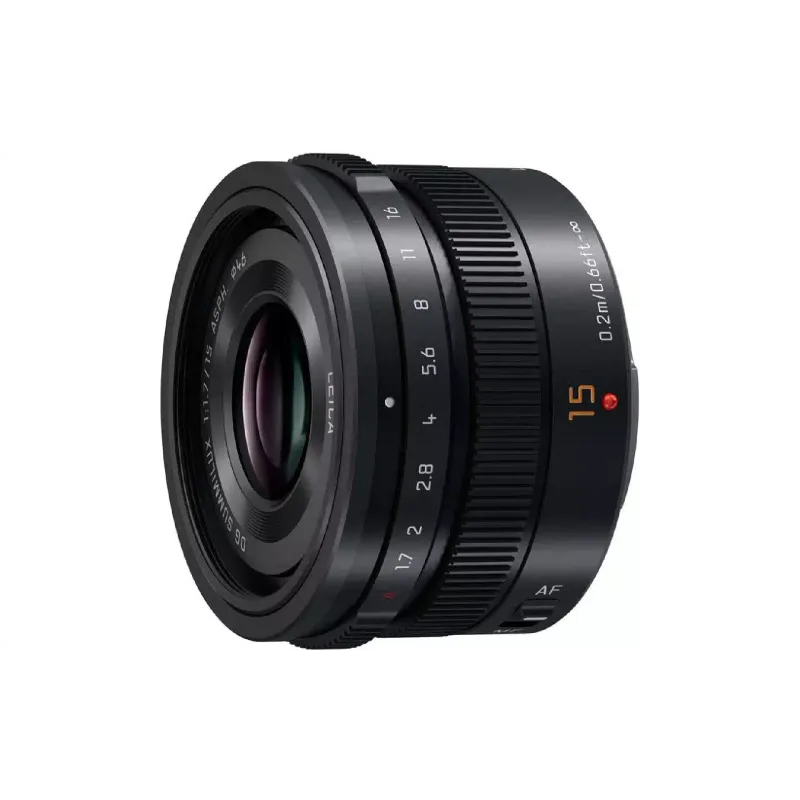 Объектив Panasonic Micro 4/3 Lens 15 мм f/1.7 ASPH (H-X015E9-K)