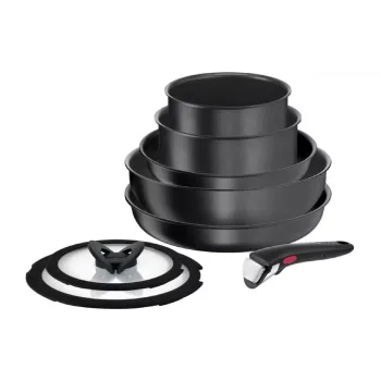Conjunto de utensílios de cozinha Tefal Ingenio Daily Chef, Black (L7629242)