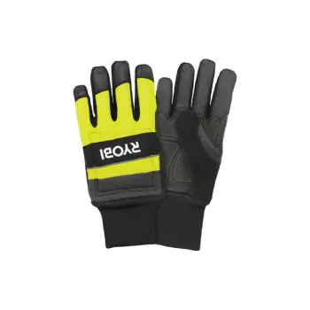 Рукавички робочі Ryobi RAC258XL (5132005712), XL, коз'я шкіра, Black/Yellow