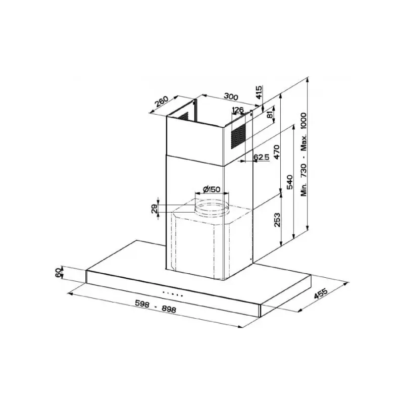 Extractor hood Faber (325.0617.017)