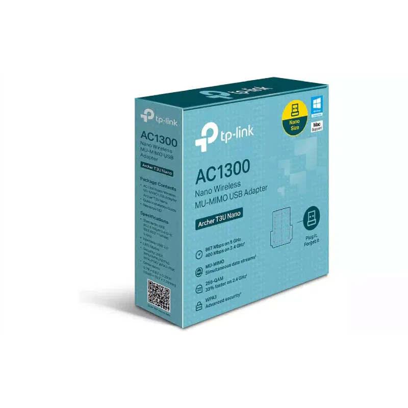 Wi-Fi адаптер TP-Link T3U nano (Archer T3U Nano)