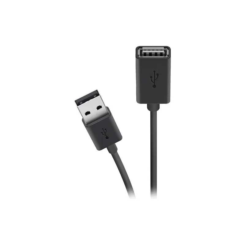 Кабель для зарядки та синхронізації Belkin USB-A - USB-A (F3U153BT3M), 3 м, Black