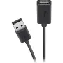 Кабель для зарядки та синхронізації Belkin USB-A - USB-A (F3U153BT3M), 3 м, Black