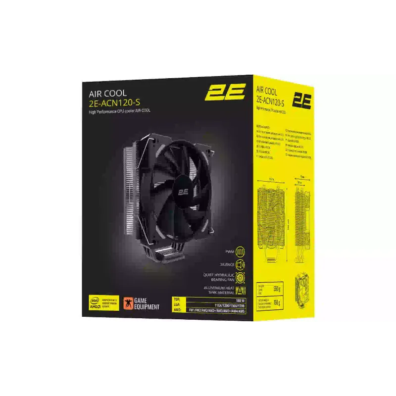 охладител за процесор 2E (2E-ACN120-S)